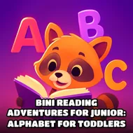 Bini Reading Adventures For Junior: Alphabet For Toddlers - Toddler Play game