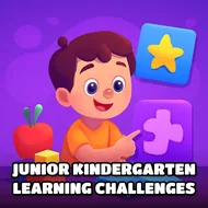 Junior Kindergarten Learning Challenges - Learning Games game